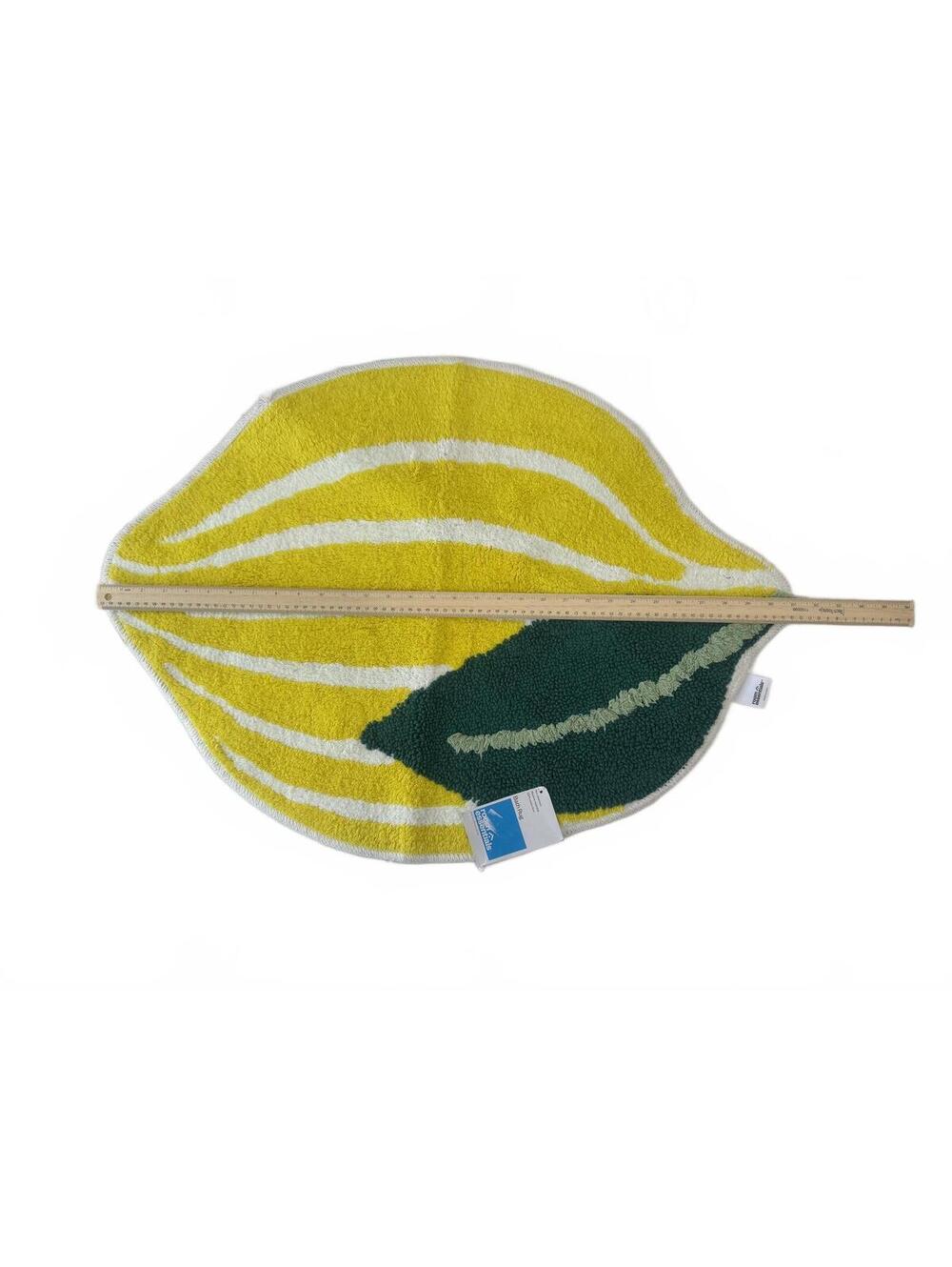 NWT Room Essentials “Lemon” shape Bath Rug cod3 - Picture 3 of 4